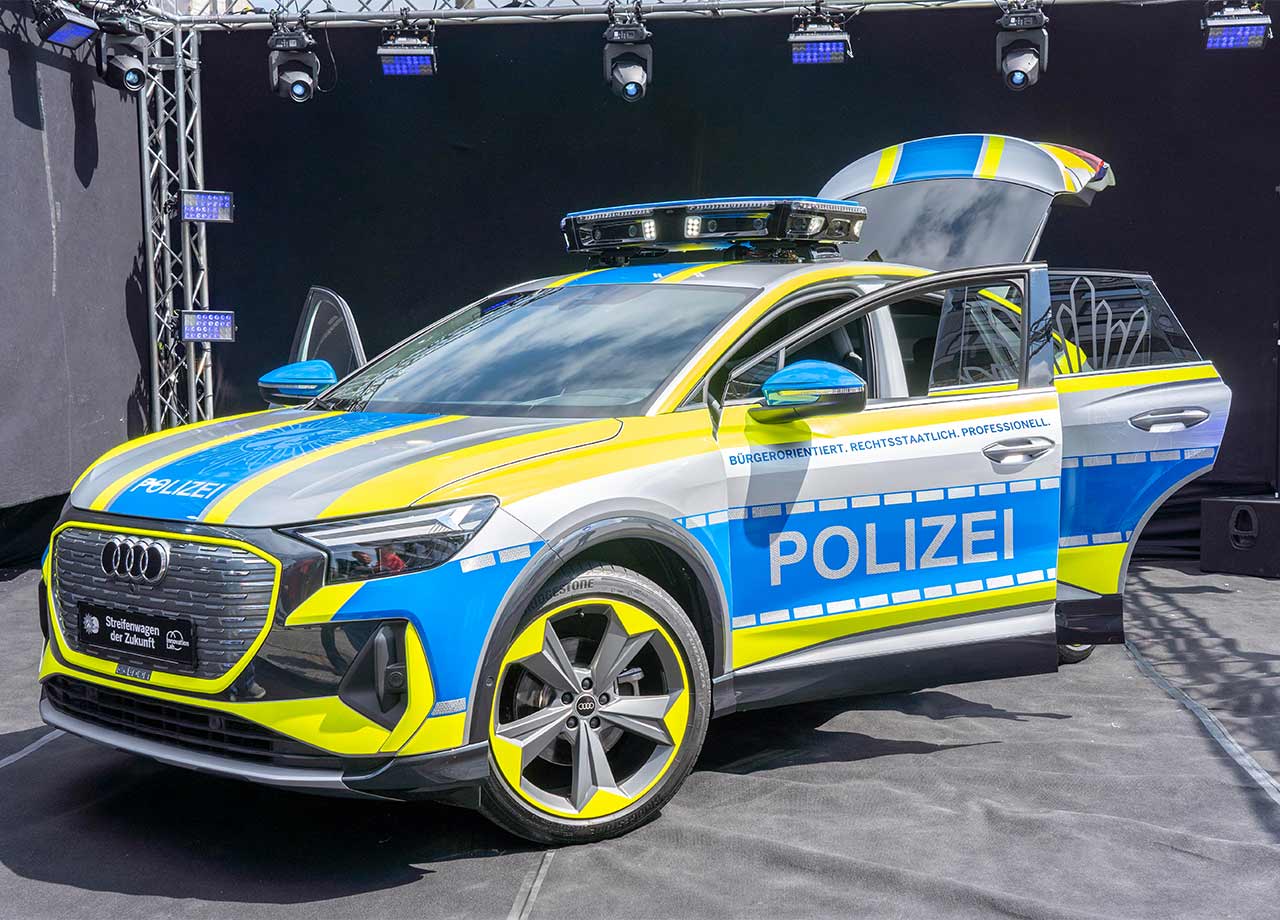 Dieser Streifenwagen der Zukunft wird Helfer der Polizei