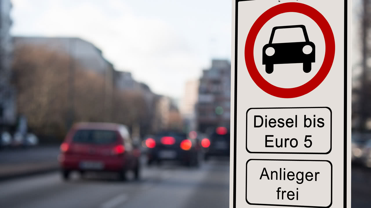 Abgasnorm verbietet Fahrzeugen in die Innenstadt zu fahren. Neue EU Abgasnorm 7 steht deshalb bei einigen Bundesländern in der Kritik.